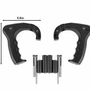Black Handlebar Grips with Mounting Kit